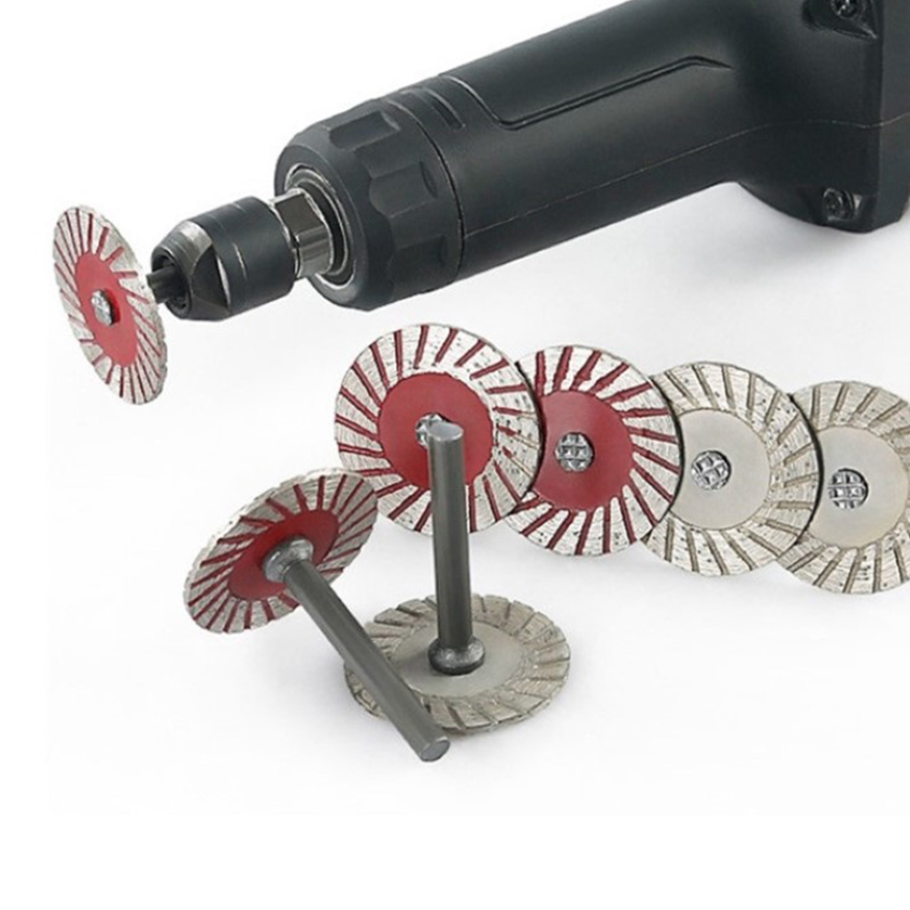 Cordless Rotary Tool Kit Accessories - 다이아몬드 커팅 디스크, 6mm 생크 원형