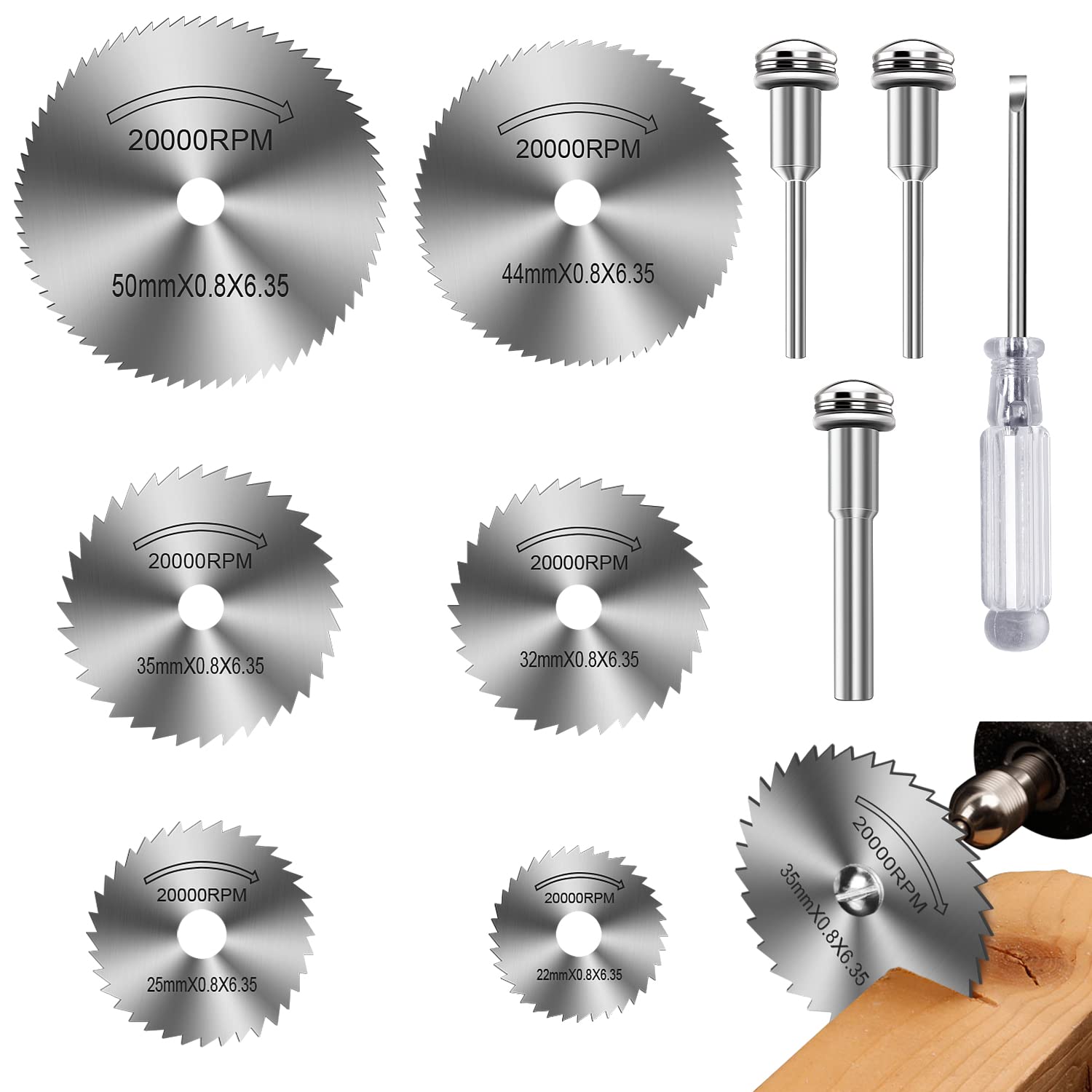 드레멜 로터리 공구용 HSS 드릴 톱날 6개 세트 (목 - Cordless Rotary Tool Kit Accessories 리뷰 및 가격