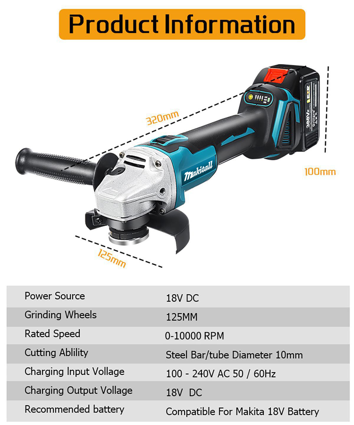 21V 브러시리스 앵글 그라인더 브러시리스 광택기 휴대 - Brushless Angle Grinder Battery Powered 리뷰 및 가격